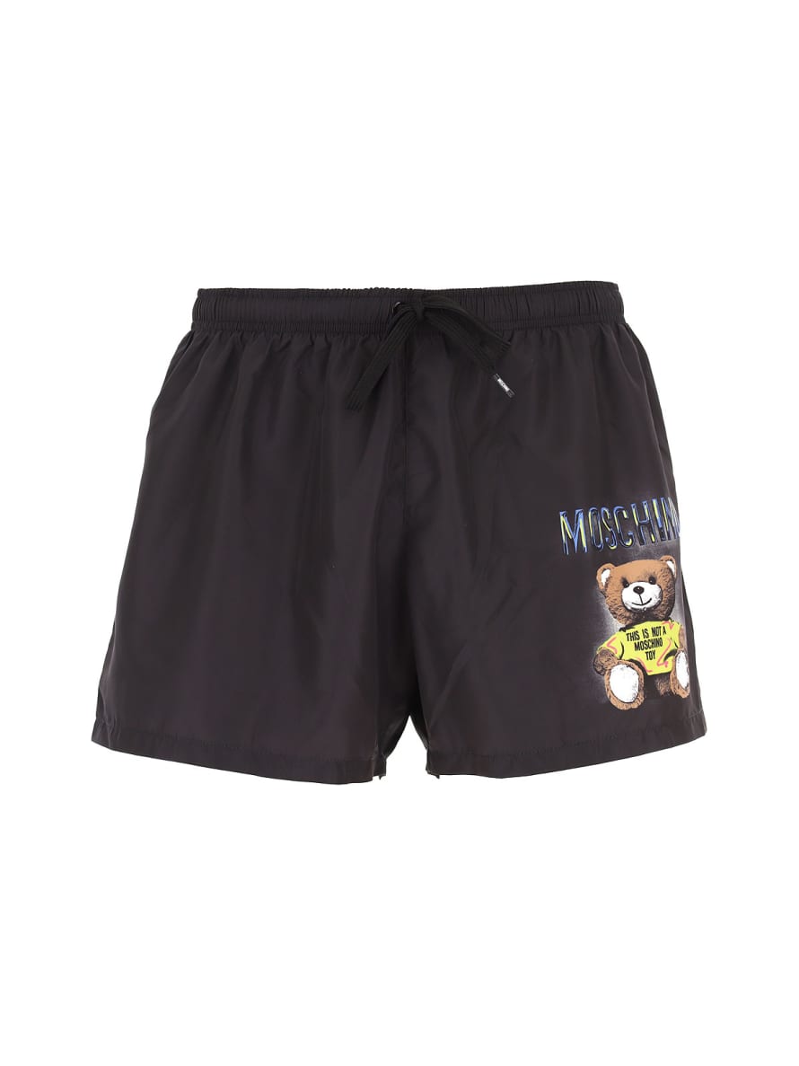 MOSCHINO Teddy Bear Logo Swim Shorts