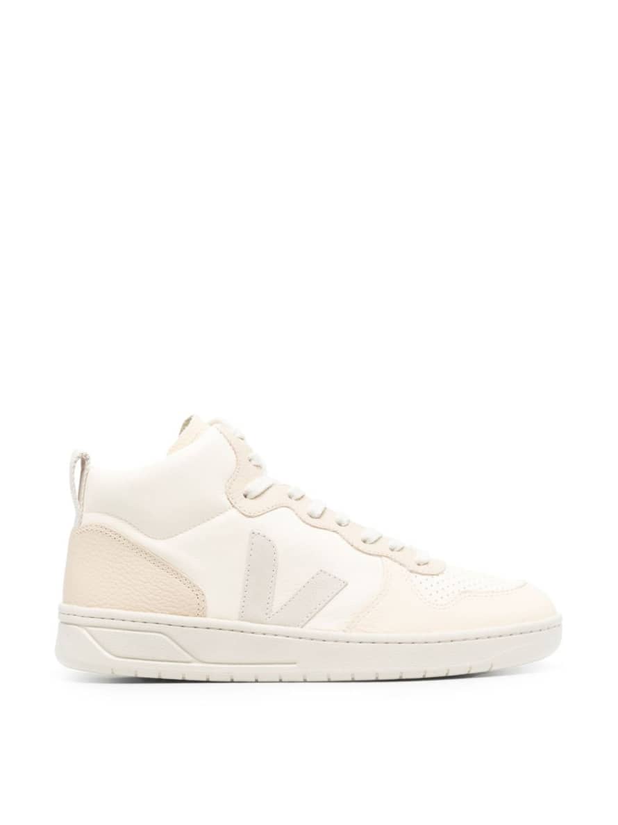 Veja Beige V 15 Chromefree Leather Sneakers