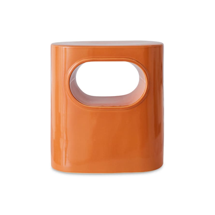 HK Living Space Side Table Orange