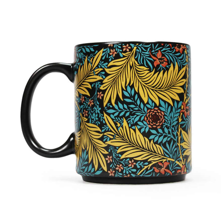 Half Moon Bay Mug Standard Boxed (400ml) - William Morris (larkspur)