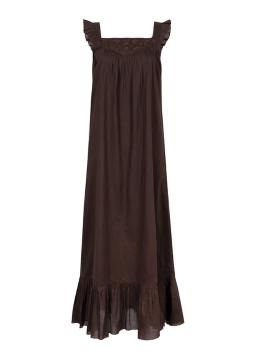 ST. CLAIR Veryan Dress In Cocoa By