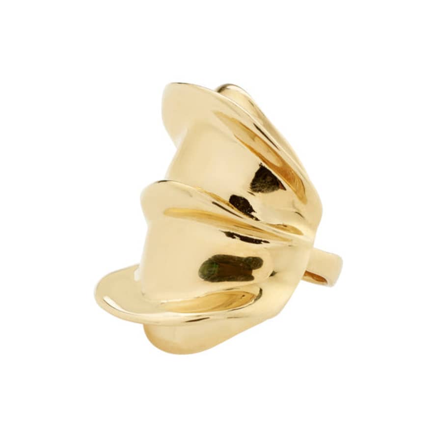 Pilgrim Stay Recycled Ring Gold-plated