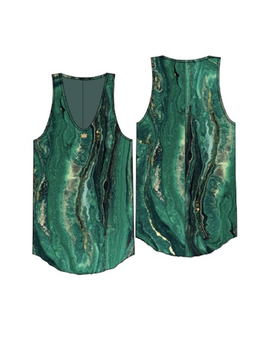 ME 369 Paula Tank Top - Jade Gold