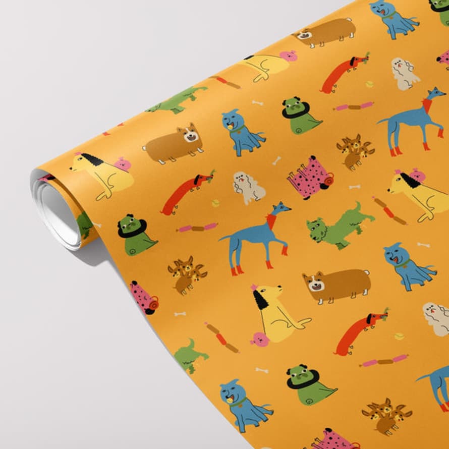 Betiobca Dogs Gift Wrap