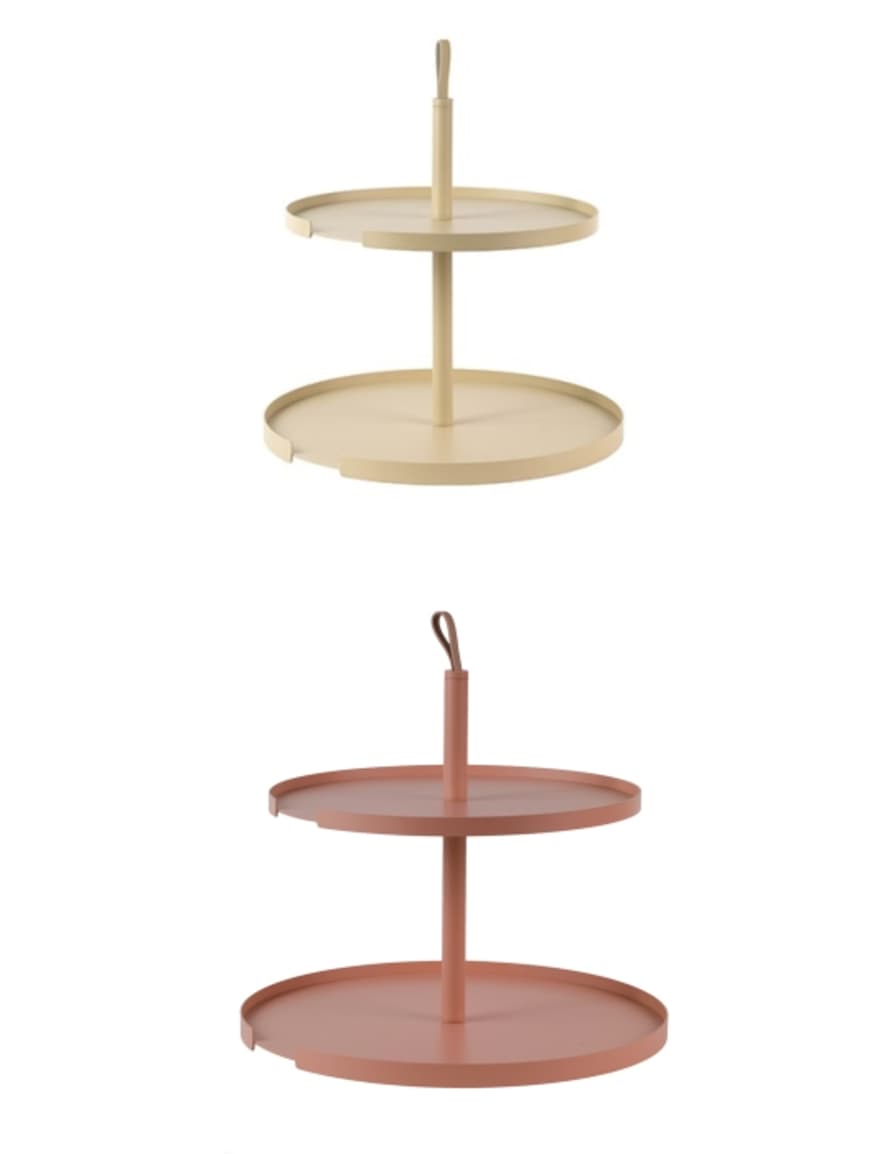 Designbite Big Hug Cake Stand 2 Levels (Clay or Latte)