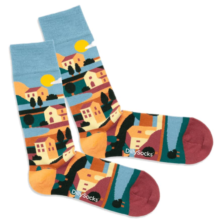 DillySocks Landschafts-Socken