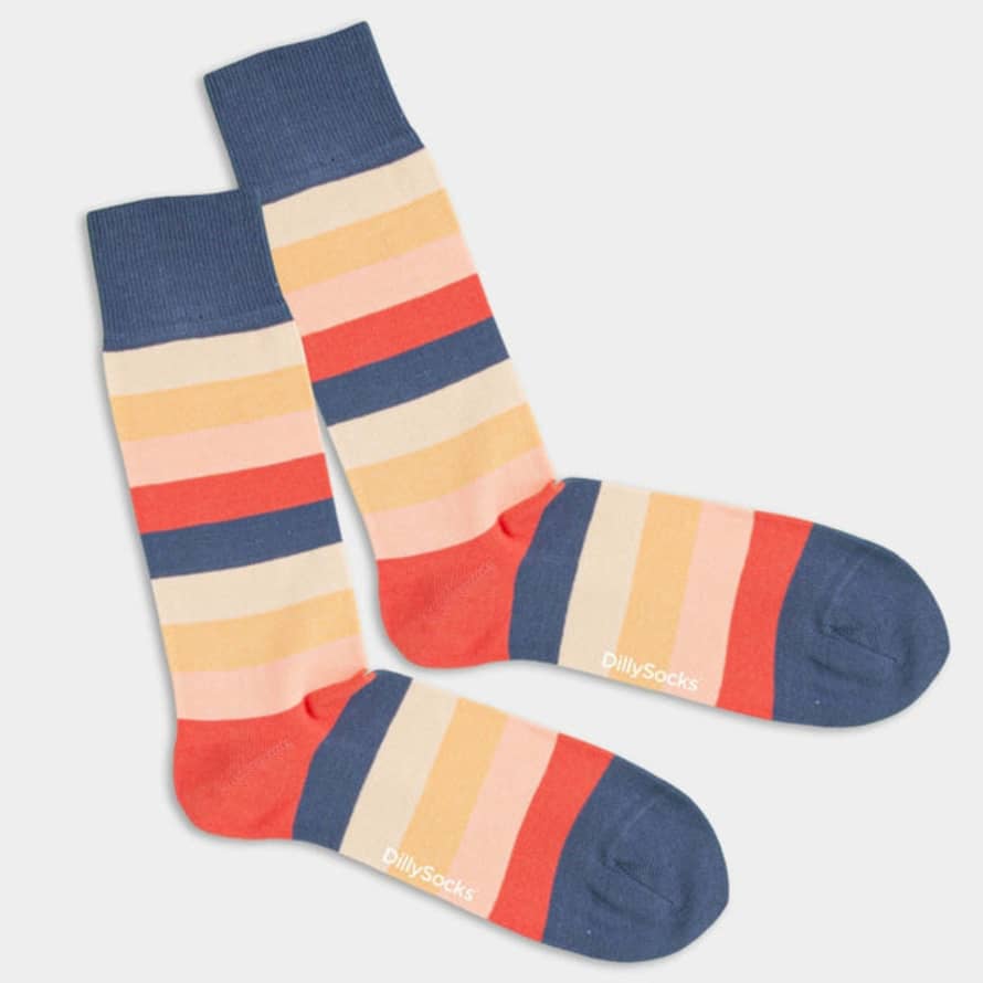 DillySocks Gestreifte Socken