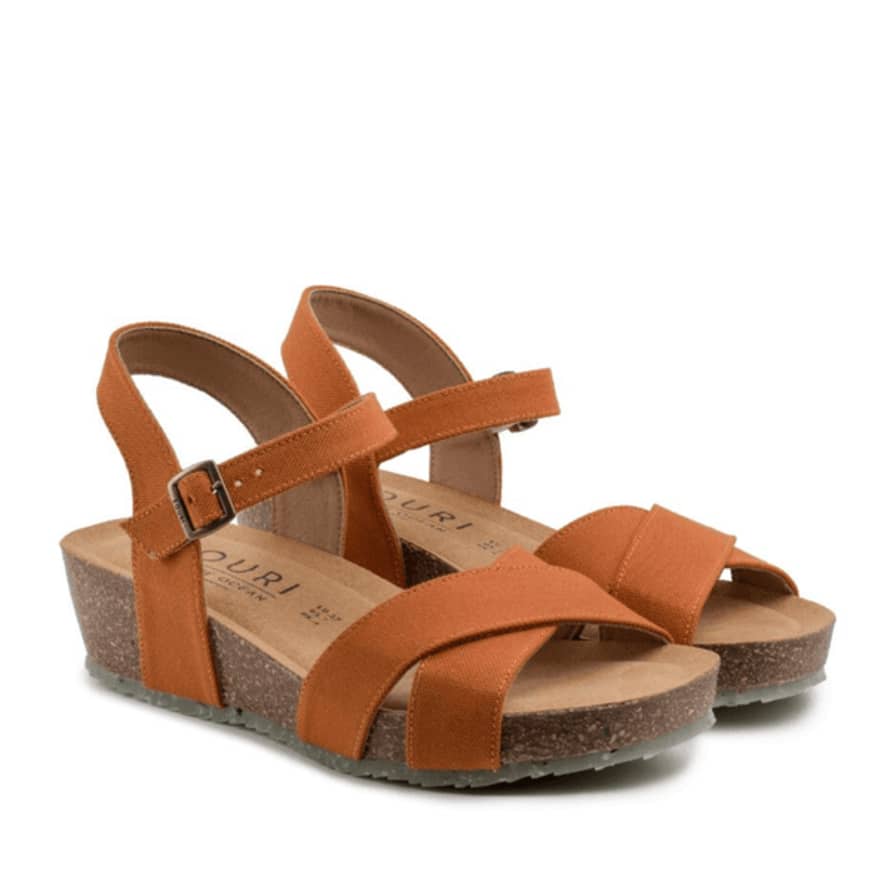 Zouri Nature Plateau Sandalen, Vegan