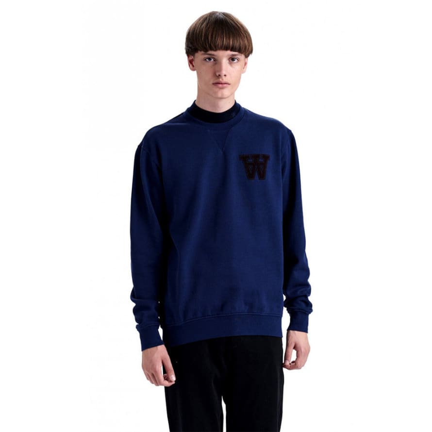 Wood Wood Blue Kyle Sweatshirt 