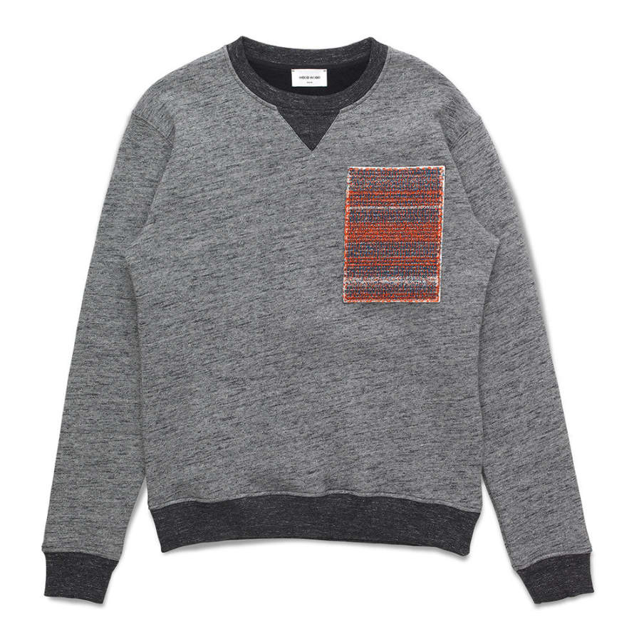 Wood Wood Dark Melange Houston Sweatshirt