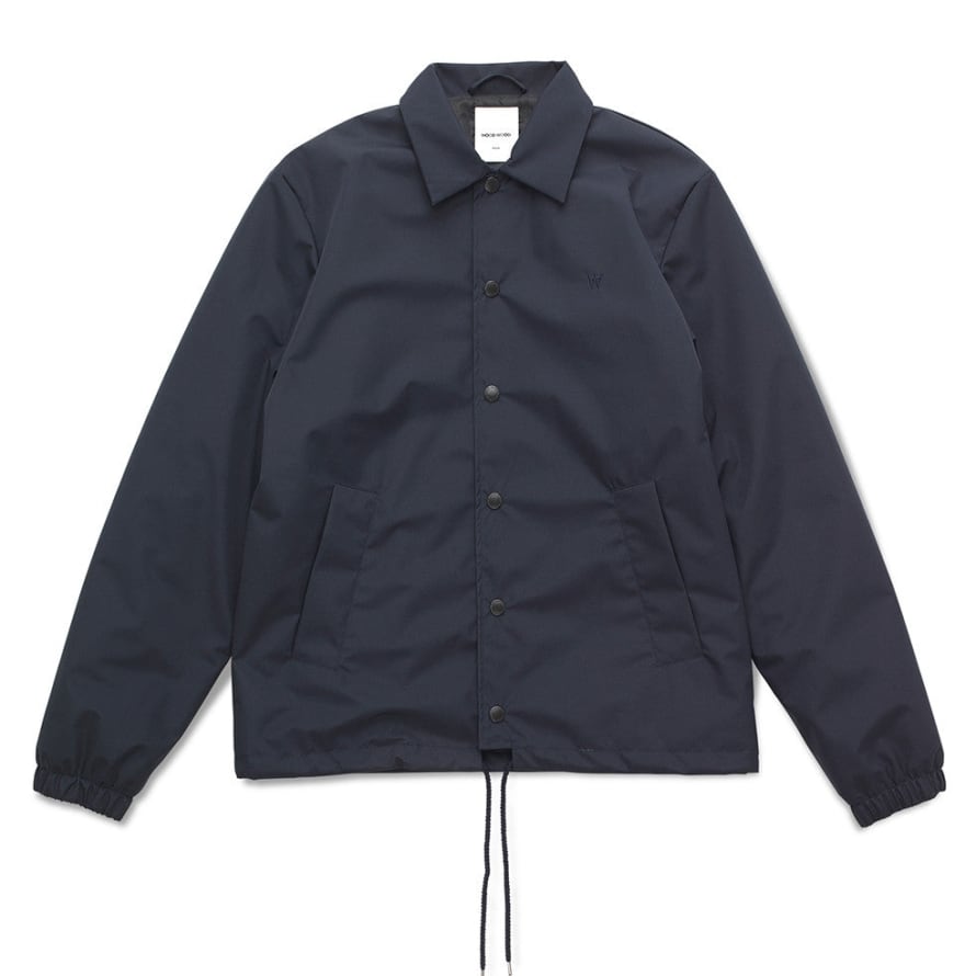 Wood Wood Dark Navy Kael Jacket 