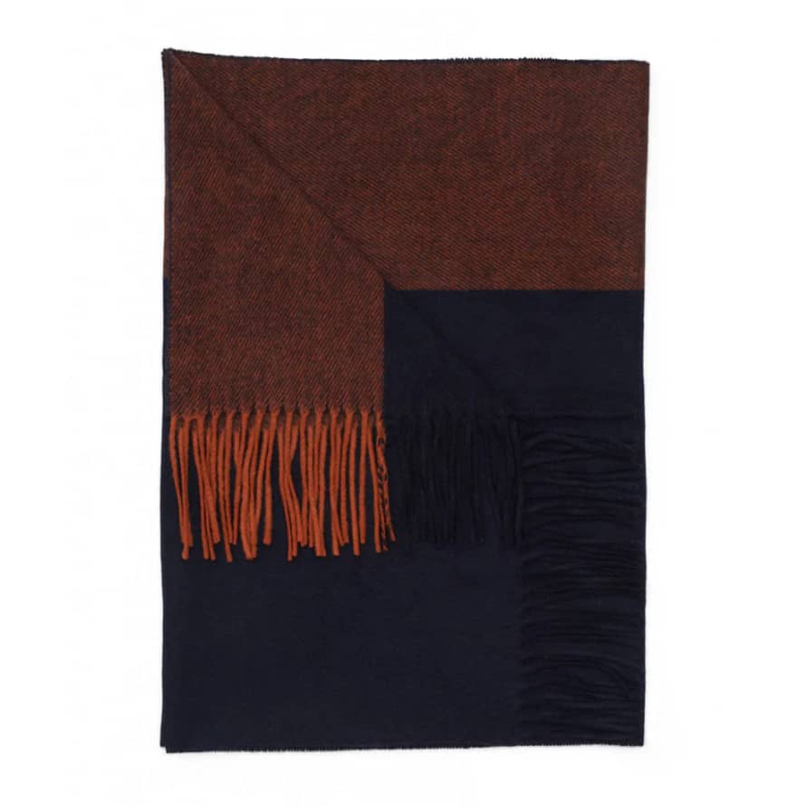 Wood Wood Dark Navy Kardin Scarf