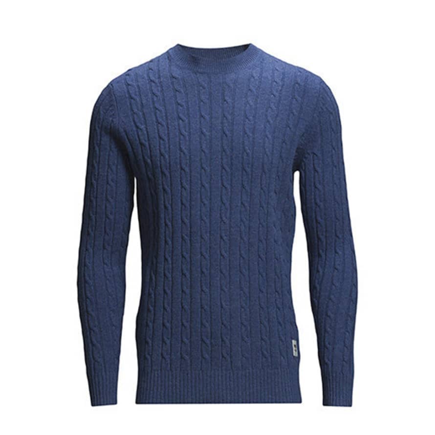 Wood Wood Blue Denton Sweater