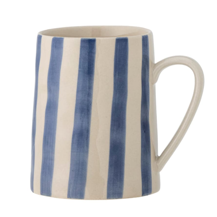 Bloomingville Begonia Blue Stoneware Mug