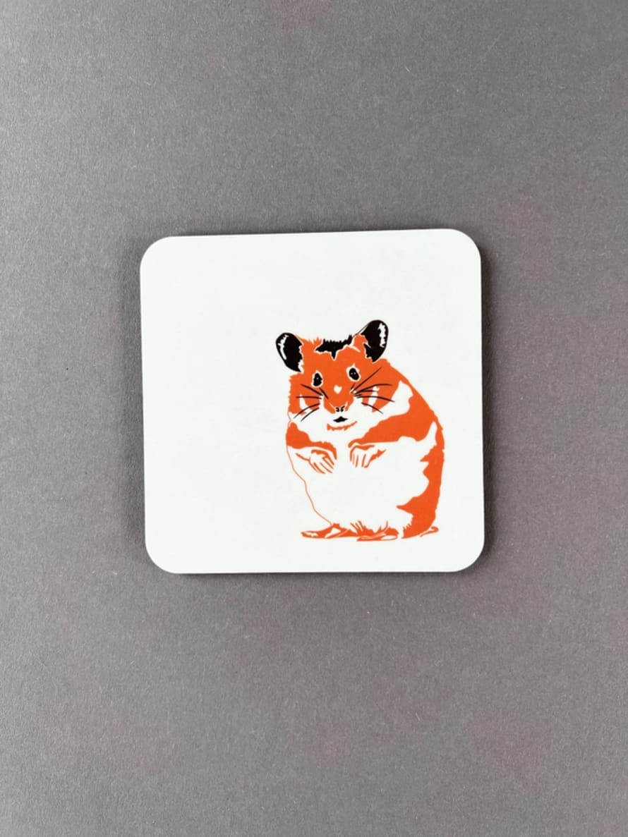 Penguin Ink Hamster Coaster