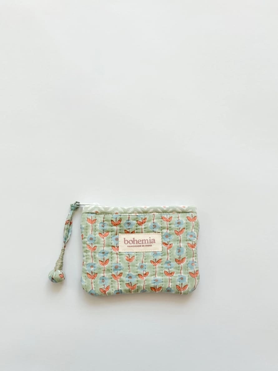 Bohemia Designs Garland Coin Purse - Duck Egg Blue