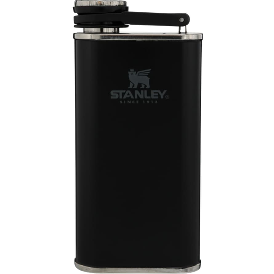 Stanley Matte Black Pebble Classic Easy Fill Wide Mouth Flask