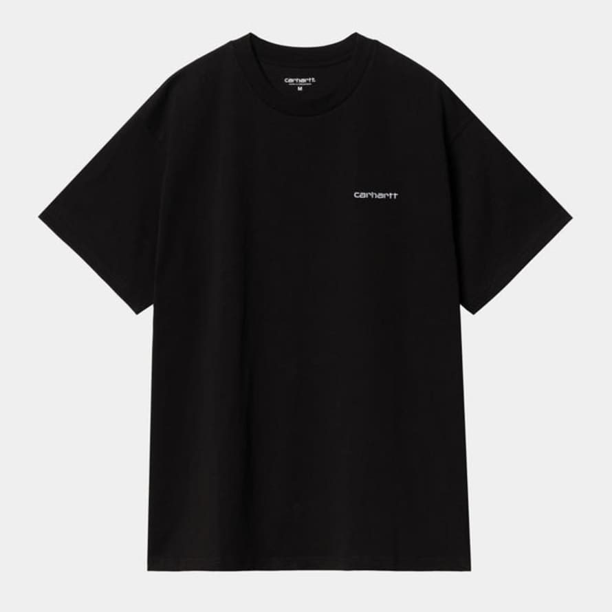 Carhartt WIP  T-shirt Script Brodé Black / White