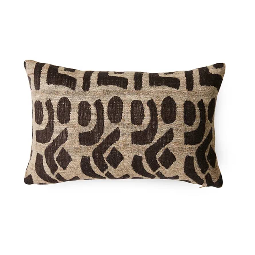 HK Living Silk Cushion Rustic 