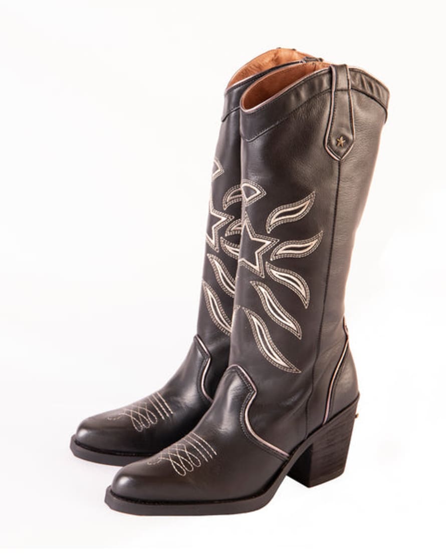 NEMONIC Cowboy Boot - Sauvage Black