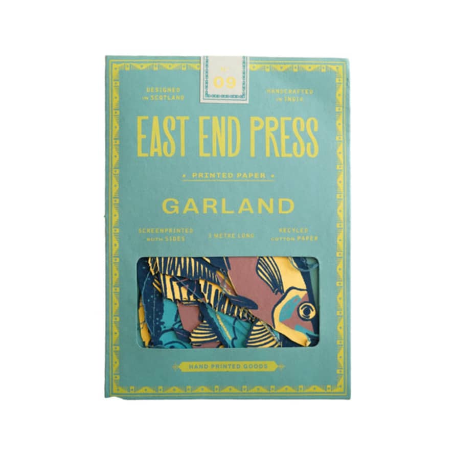 East End Press Garland Paper Sewn Fishes