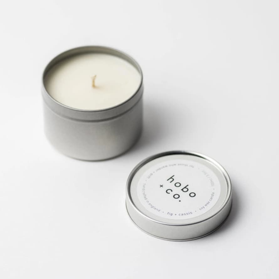 Hobo & Co. Fig And Cassis Soy Wax Candle Tin