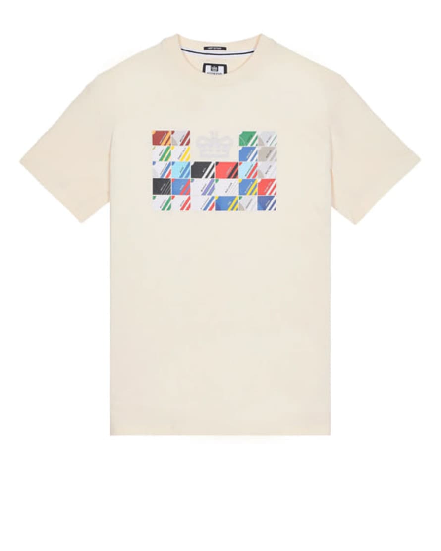 Weekend Offender Alpha Graphic Tee In Ivory