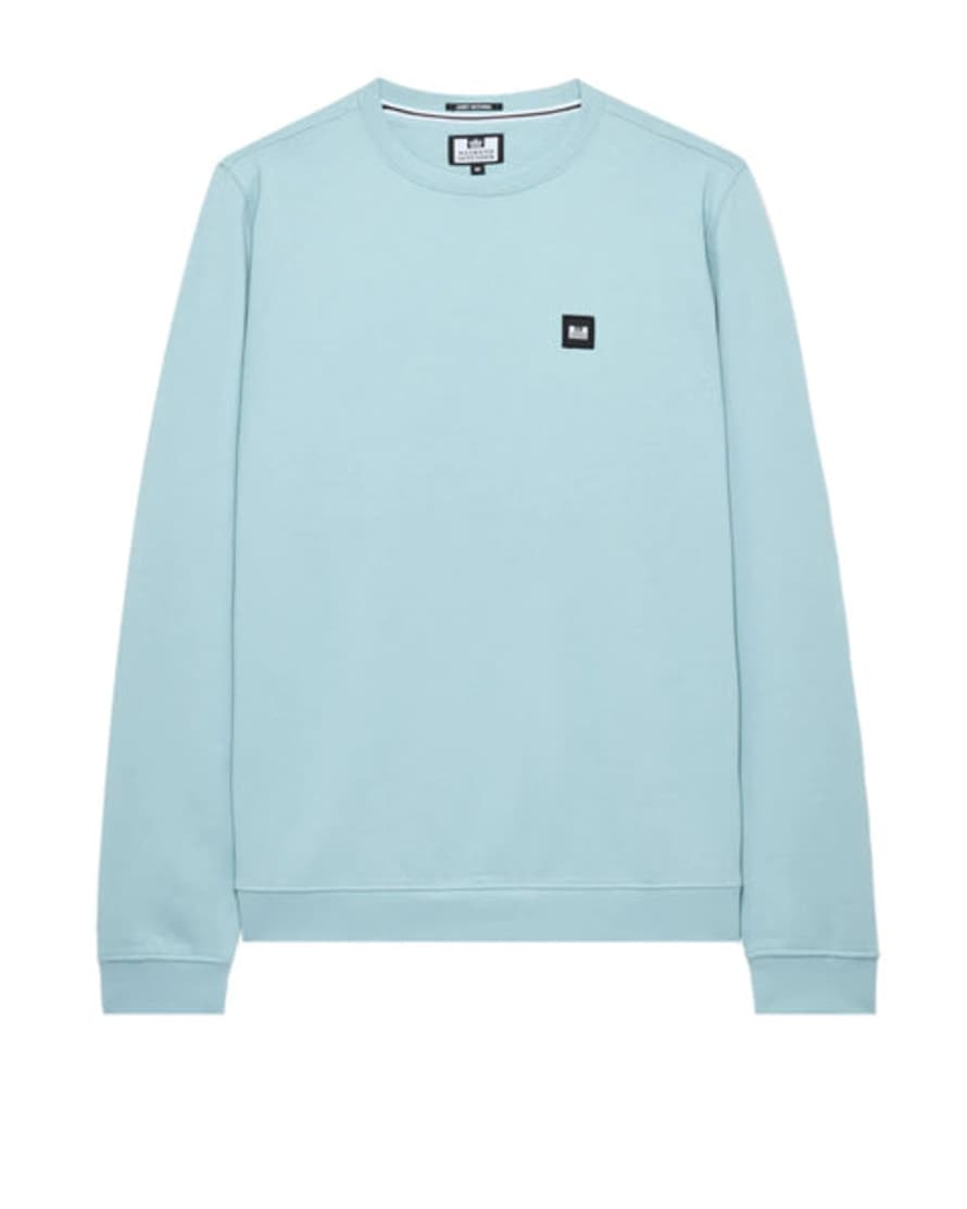 Weekend Offender Ferrer Badge Sweatshirt In Arctic