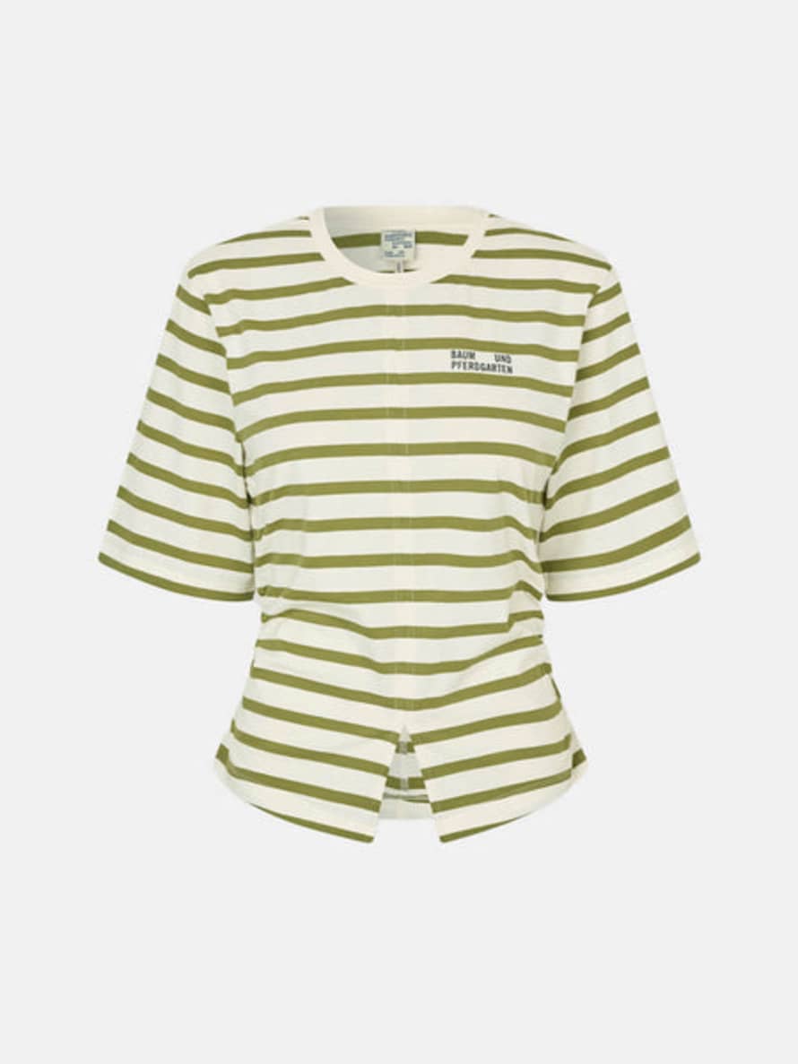 Baum und Pferdgarten Juma T-shirt - Green Stripe