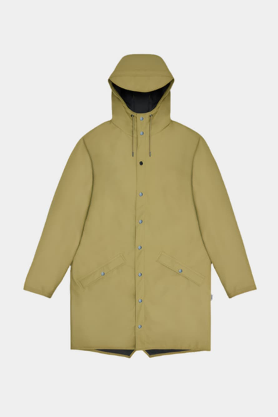 Rains Long Jacket - Khaki