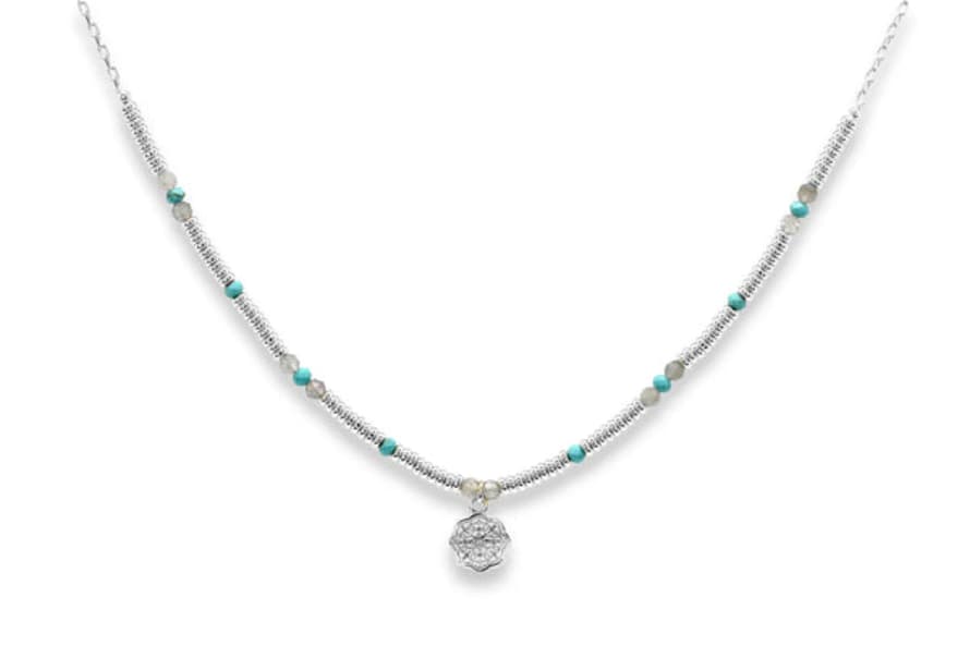 Boho Betty Janus Turquoise Necklace