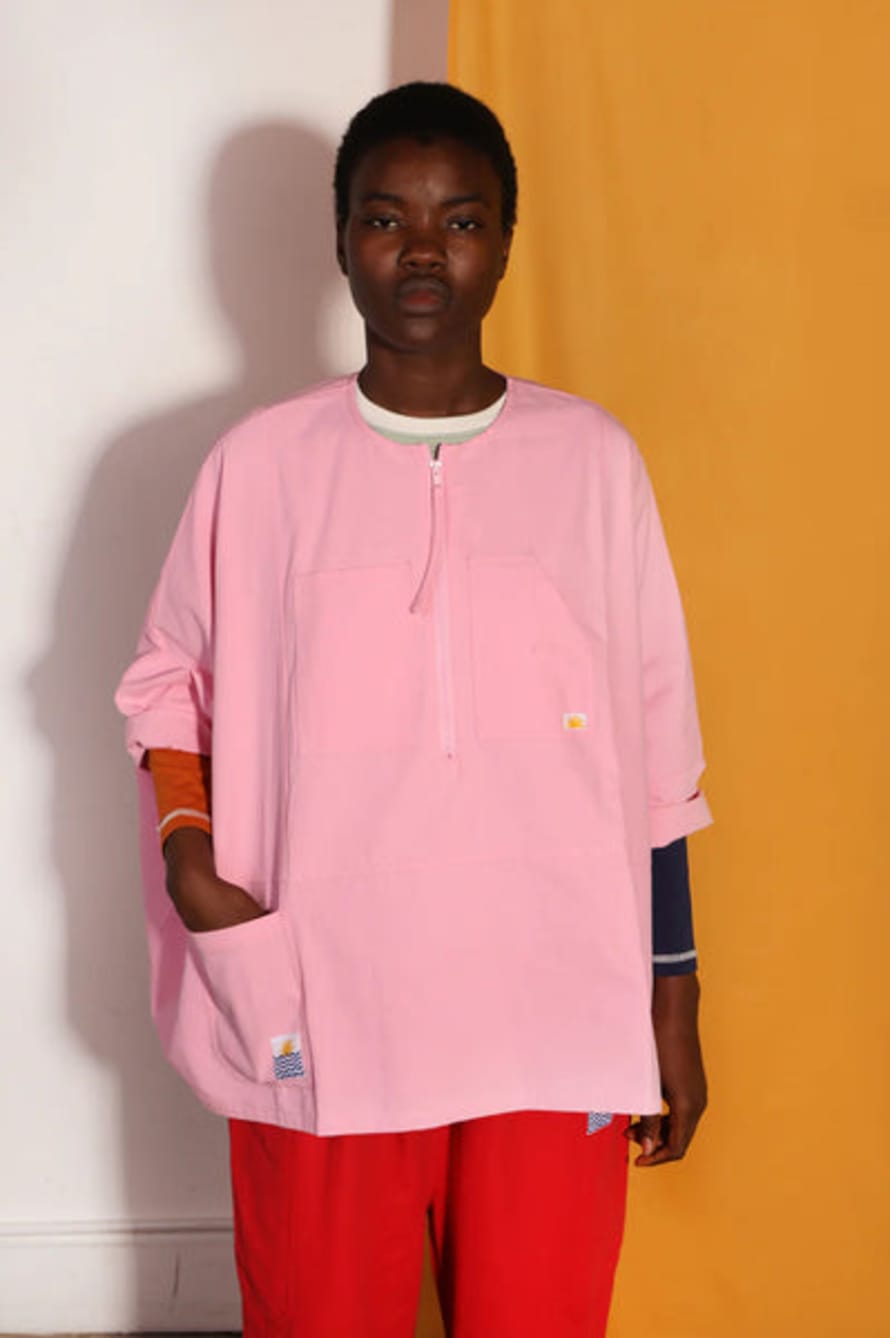 LF Markey Mega Bright Pink Tunic Top