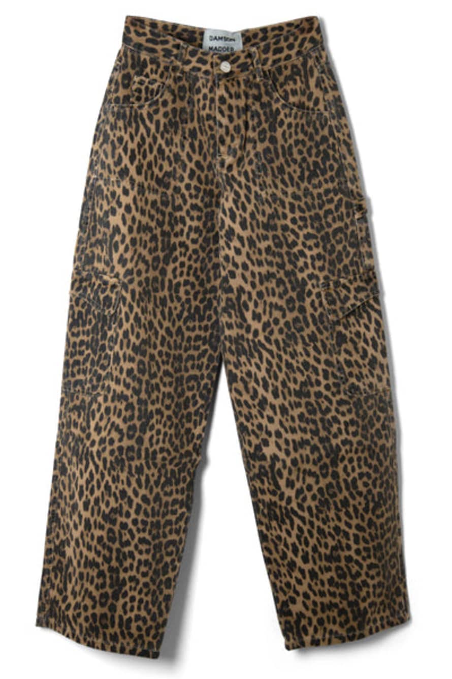 Damson Madder Dion Jeans - Leopard Cargo