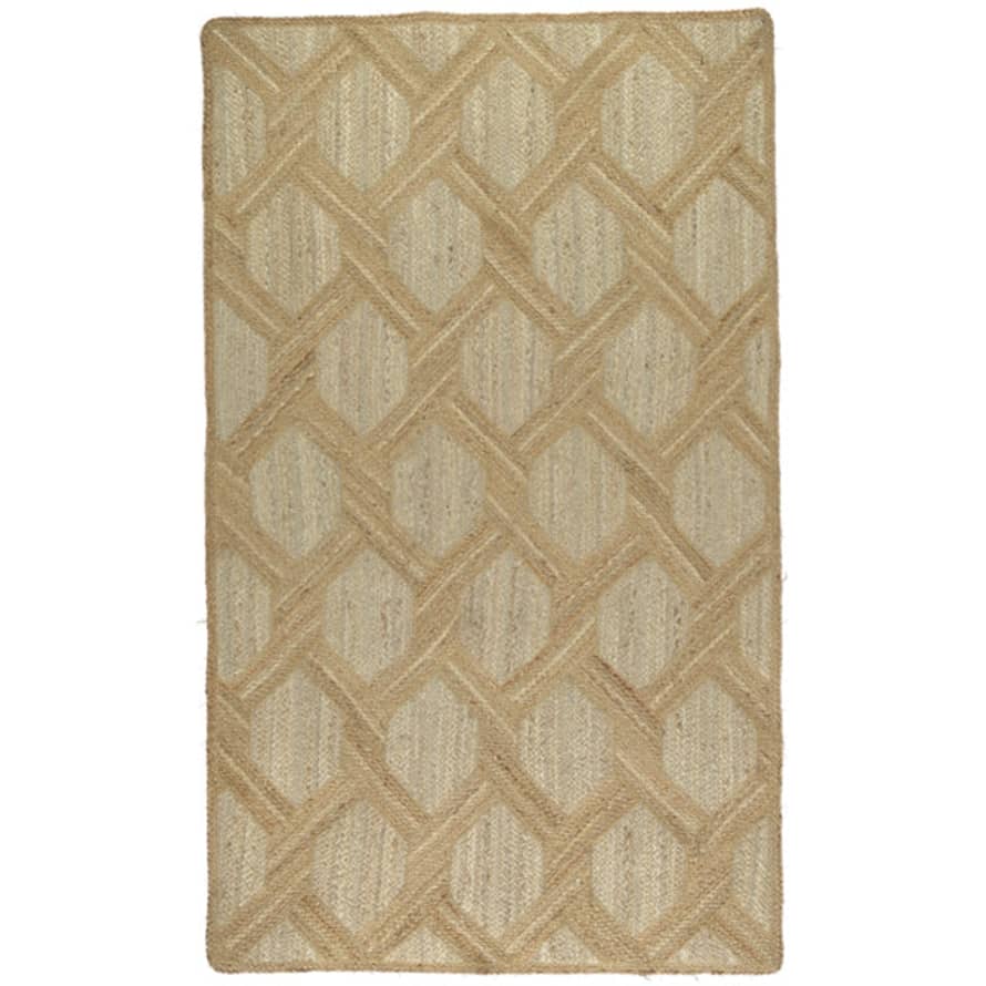 The Braided Rug Company Natural Rope Twist Jute Rug 61 x 183cm