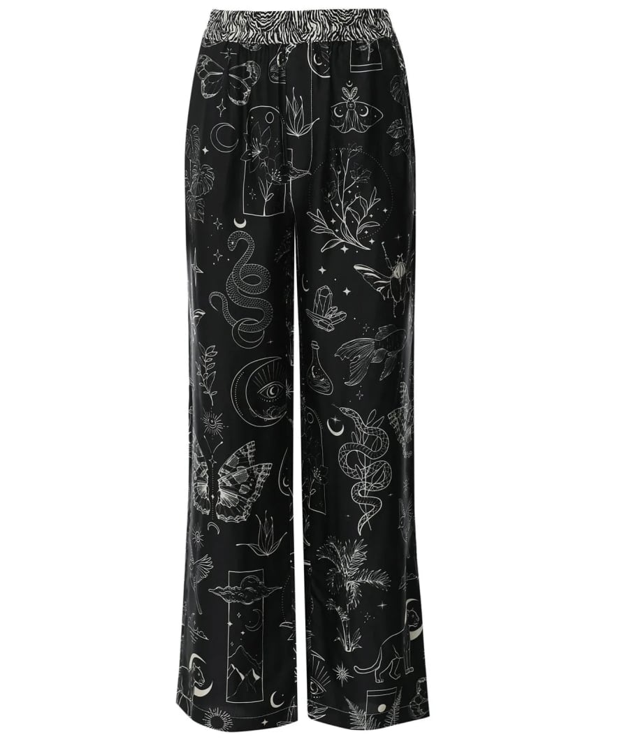 ME 369 Bailey Straight Leg Trouser In Black Magic