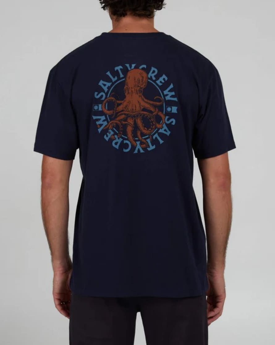 Salty Crew Salty Crew - T-shirt Imprimé Bleu Marine