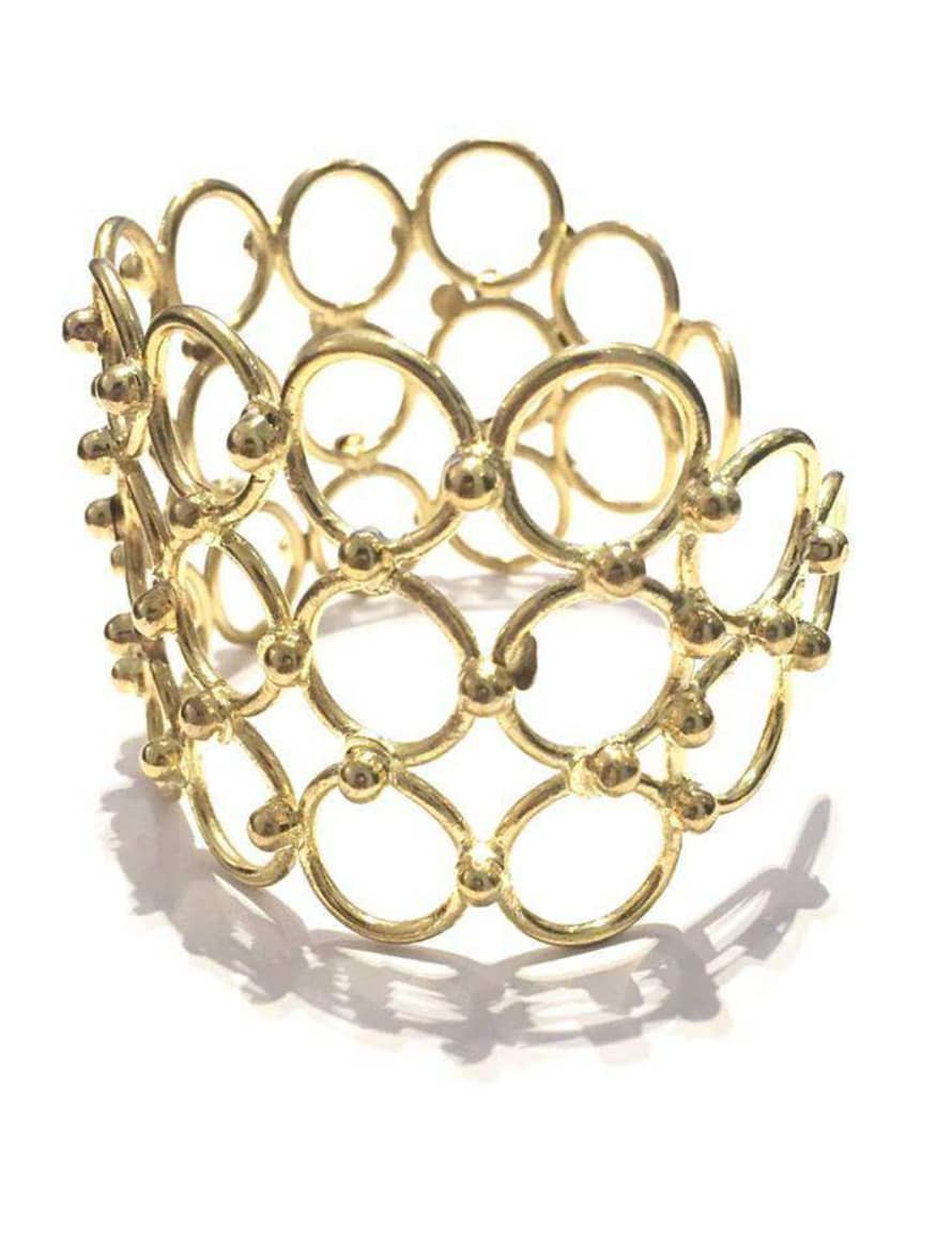 Urbiana Net "jaali" Cuff Bracelet