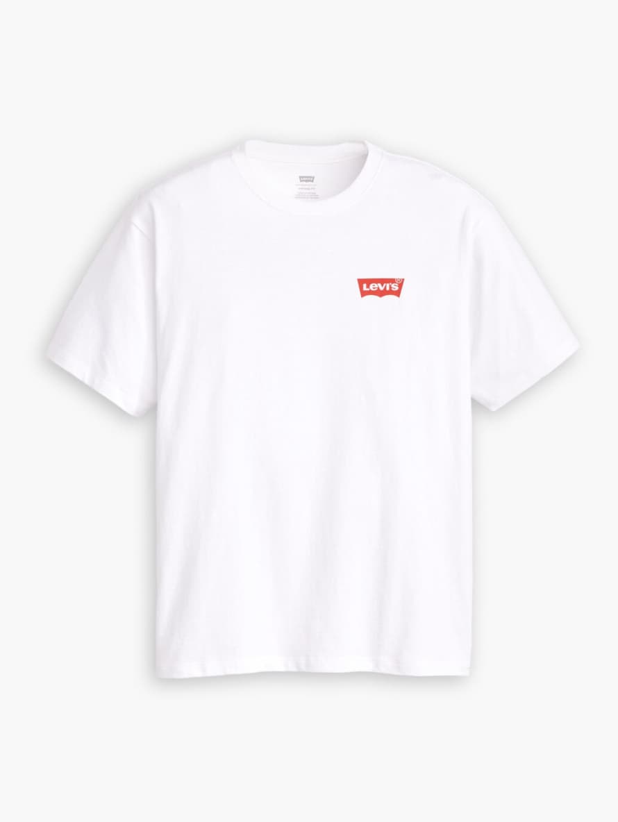 Levi's White Graphic Vintage Fit Mens T Shirt