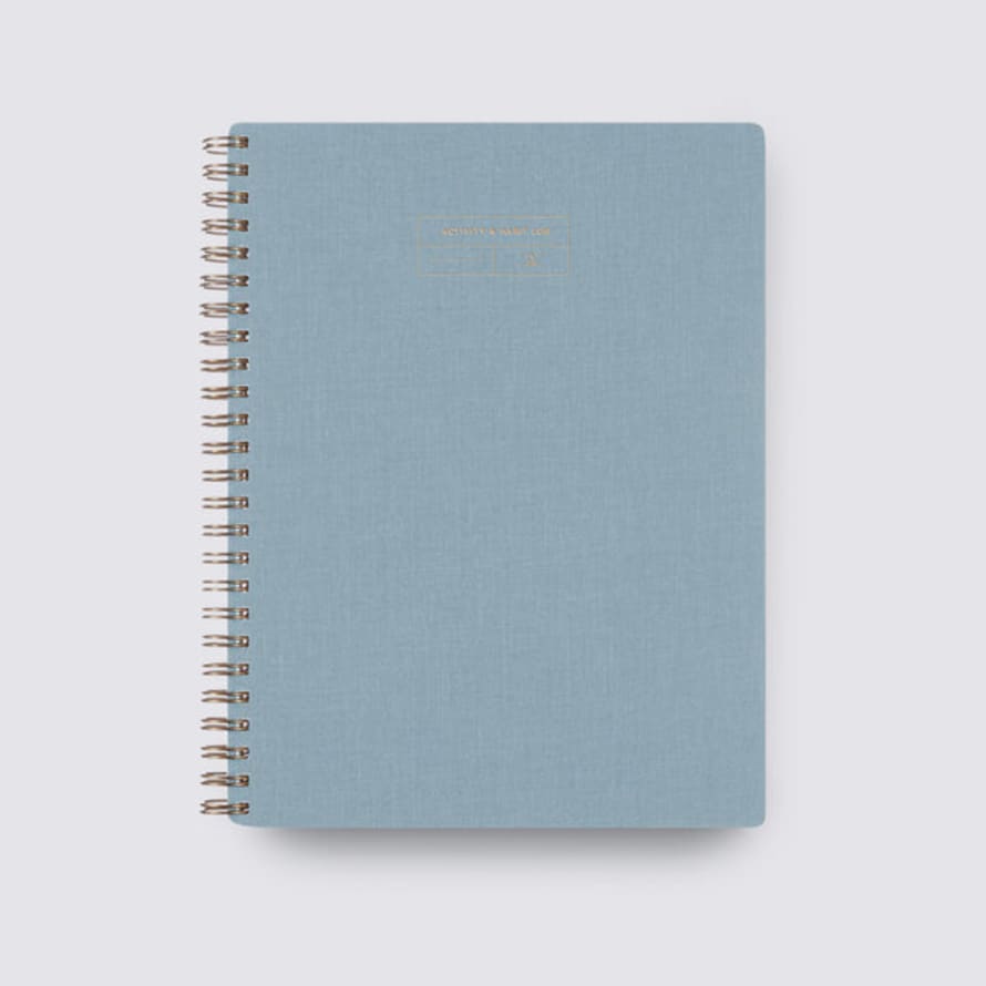 Appointed Activity & Habit Log - Chambray Blue