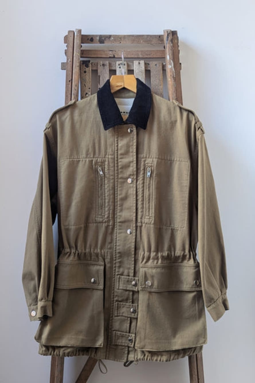 Marant Etoile Joanna Khaki Utility Jacket