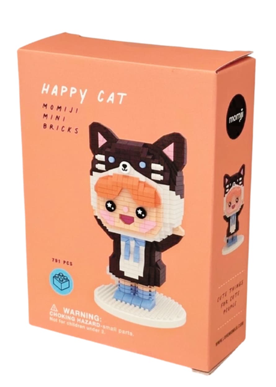 Momiji Happy Cat Mini Brick Kit