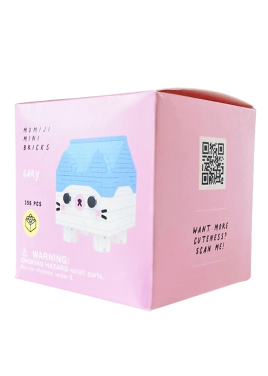 Momiji Gary Milky Cat Mini Brick Kit