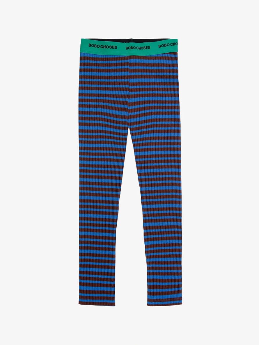 Bobo Choses Legging Stripes En Canalé