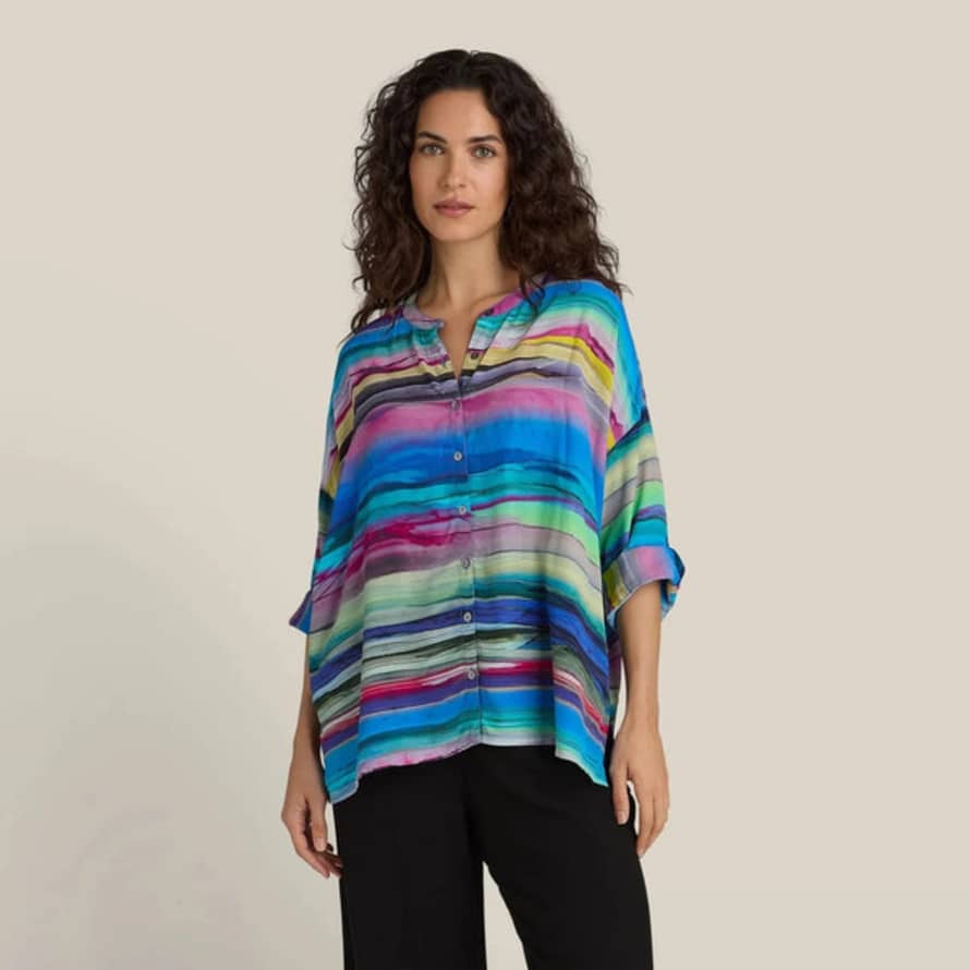 Sahara Watercolour Landscape Shirt - Multi