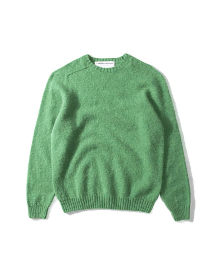 Edmmond Jersey Shetland - Sage Green