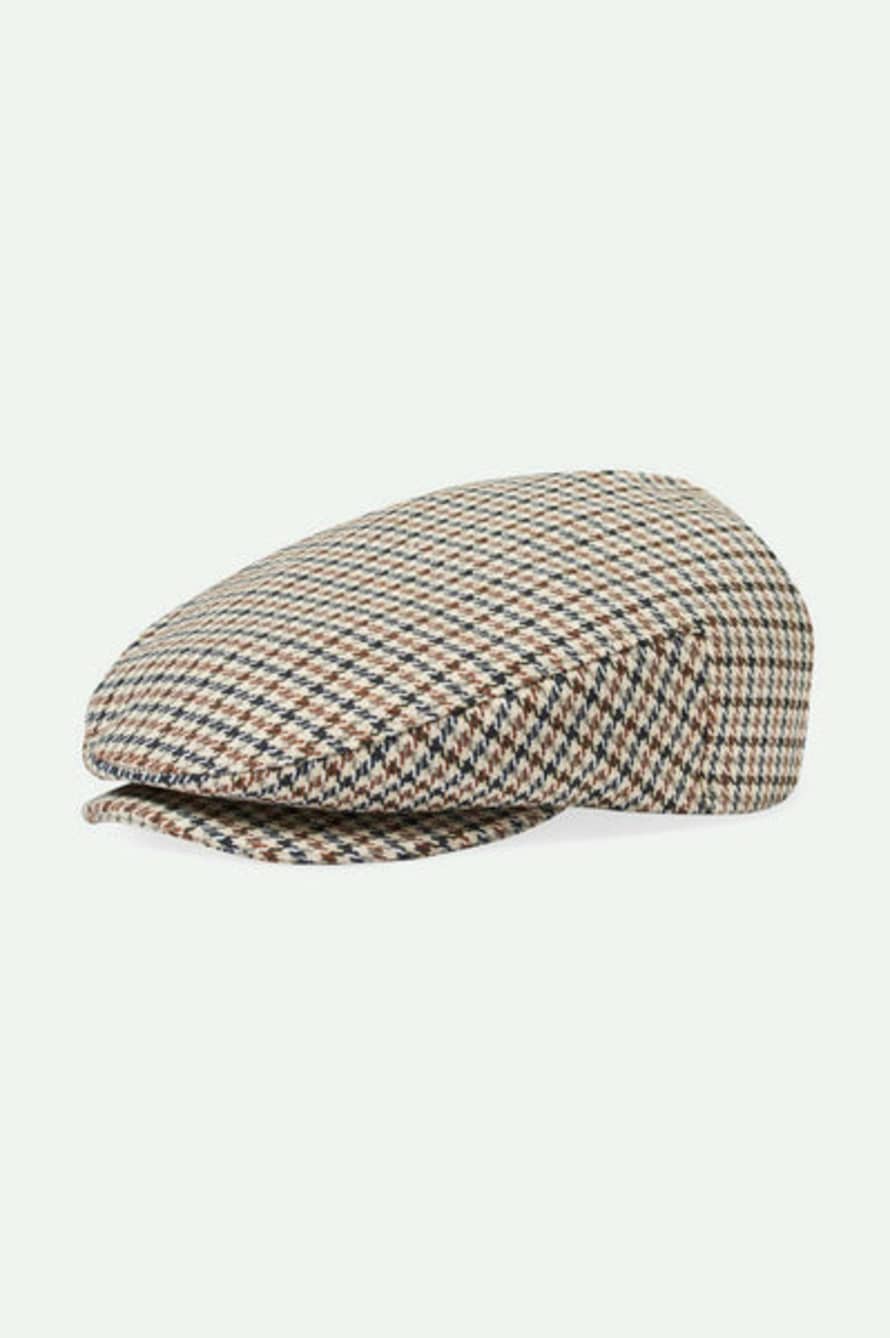 RD1 Clothing Brixton Hooligan Flat Cap-sand/black/sepia