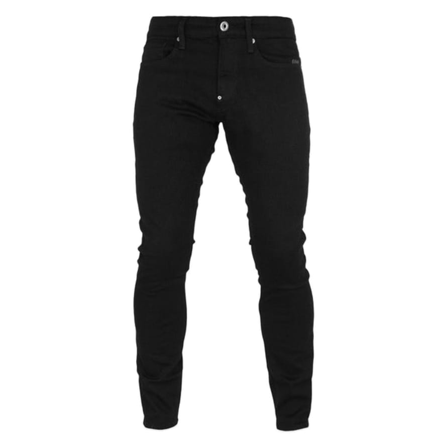 G-Star Raw G-star Revend Skinny Jeans - Elto Nero Pitch Black Superstretch