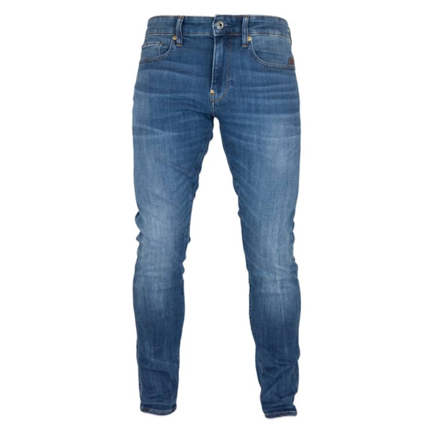 G-Star Raw G-star Revend Skinny Jeans - Elto Medium Indigo Aged Superstretch