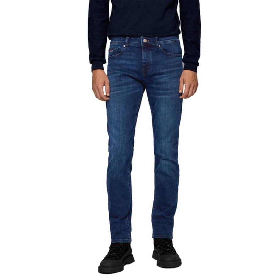 Boss Delaware Slim Fit Jeans - House Dark Blue