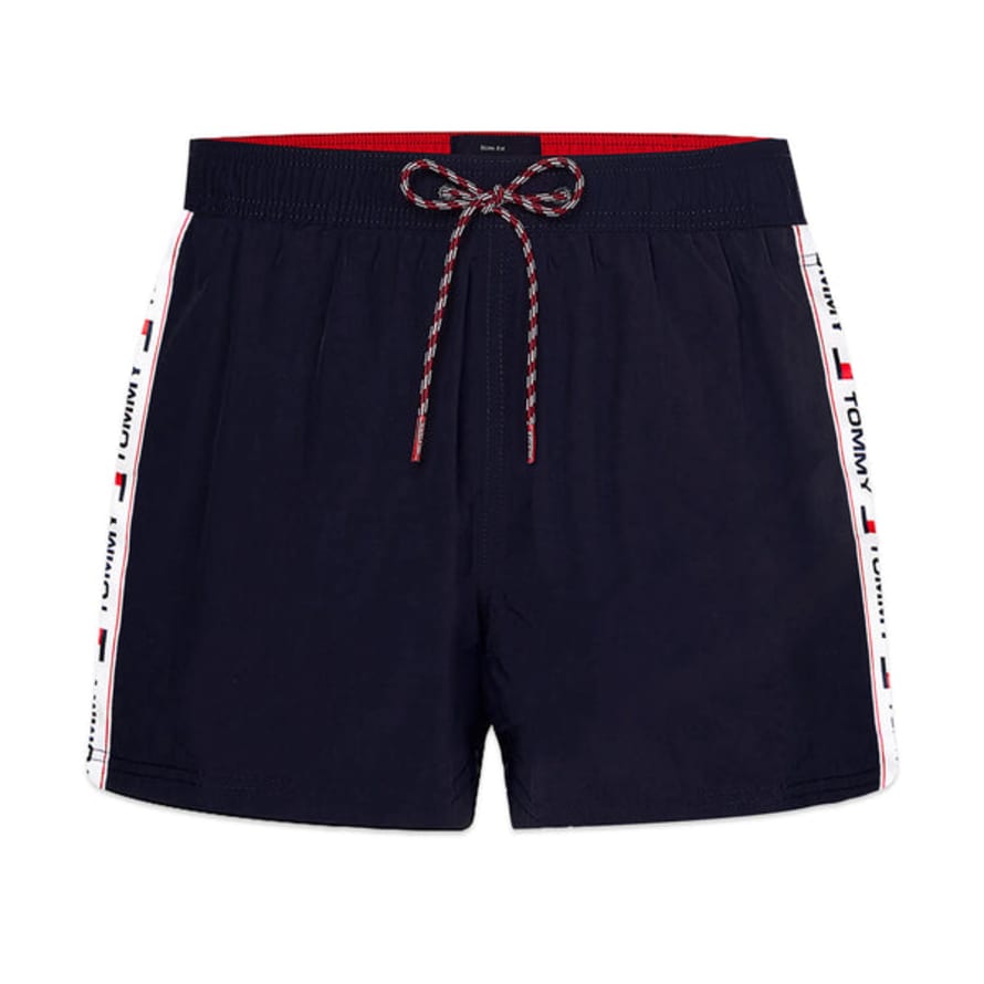 Tommy Hilfiger Tommy Tape Swim Shorts - Navy